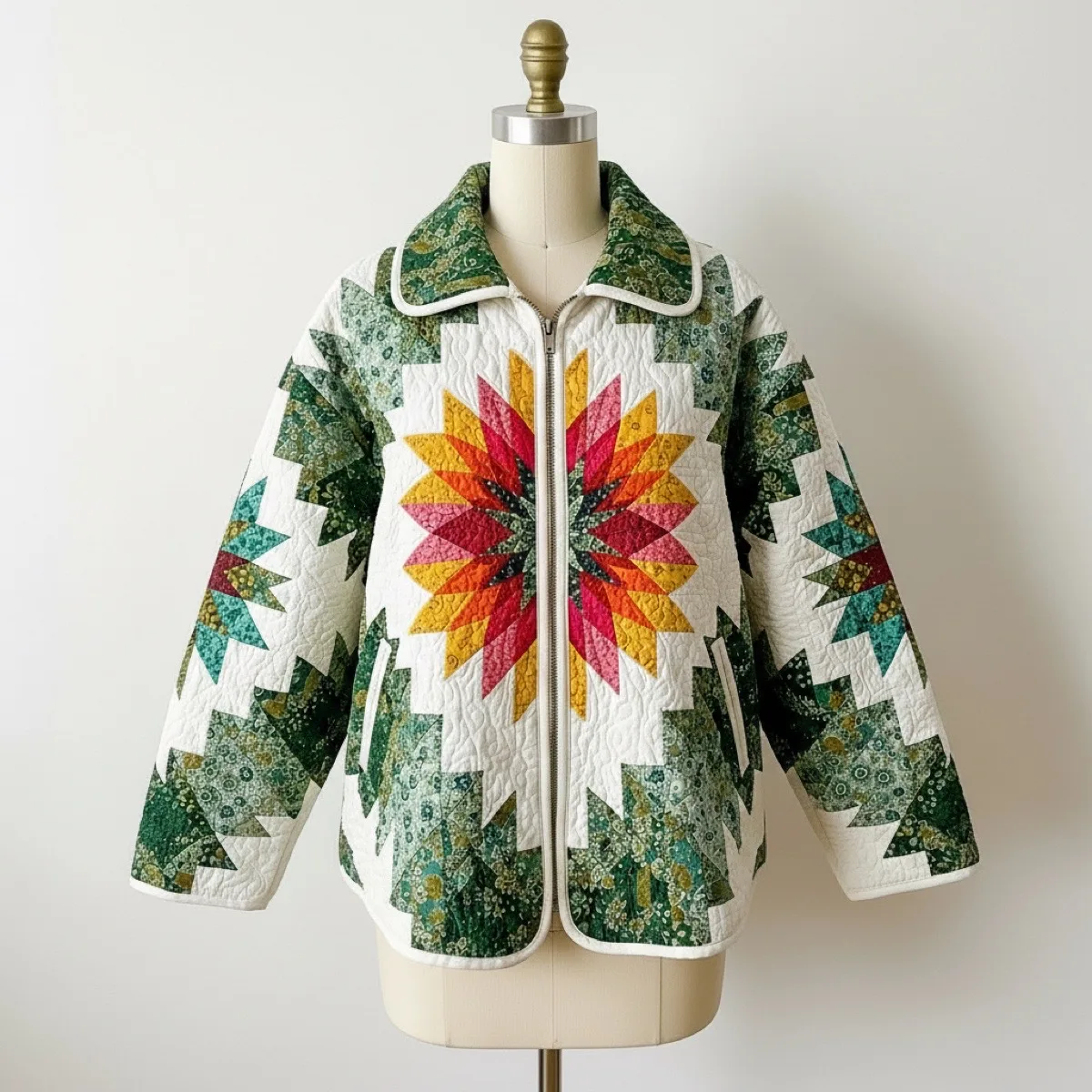 Artful Quilted Jacket view 5